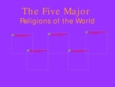 The Five Major Religions - Power Point (PPT)