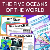 The Five Oceans: Facts & Features Slide Show, Flip Book, A