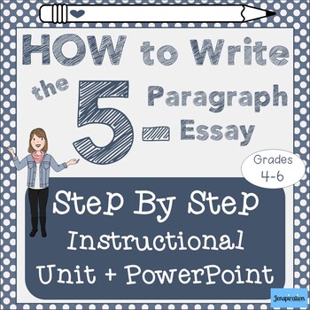 Preview of Five Paragraph Essay Instructional Unit