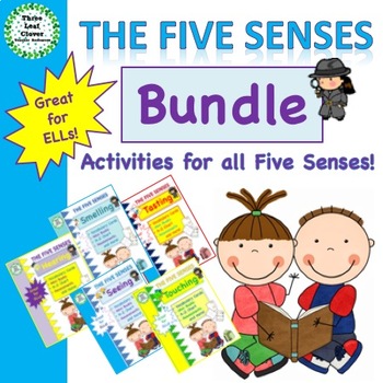 Preview of The Five Senses - Bundle - The 5 Senses Activities