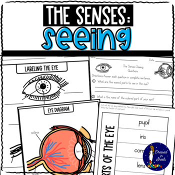 Preview of The Five Senses Print and Digital BUNDLE