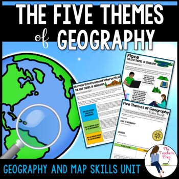 Preview of The Five Themes of Geography Activities