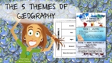 The Five Themes of Geography PowerPoint and Foldable Notes