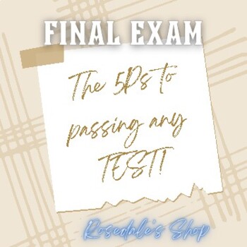 Preview of The Five Tips to Passing Any Test | Learn How To Pass with Top Grades