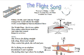 Preview of The Flight Song - Sing Along Science