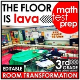 The Floor is Lava | 3rd Grade Math Test Prep Room Transformation