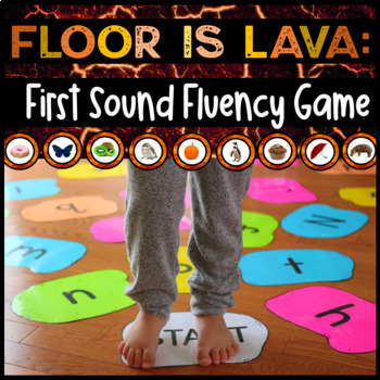 Preview of The Floor is Lava - First Sound Fluency Game