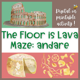 The Floor is Lava Maze: Andare (printable or digital!)