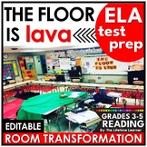 The Floor is Lava | Reading Classroom Transformation ELA Test Prep