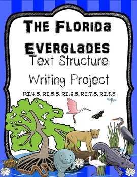 Preview of The Florida Everglades Text Structure Writing Project and Comparison Activity
