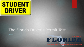 Preview of Driver's Education The  Permit Test