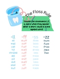 The Floss Rule - Student Handout (double consonants, buzz rule)