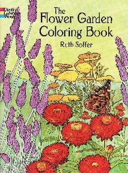 Preview of The Flower Garden Coloring Book pdf