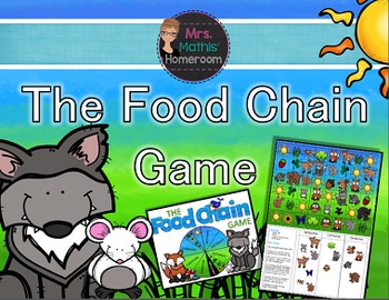 The Food Chain Game - Three in a Row by MrsMathisHomeroom | TPT