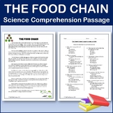 The Food Chain - Science Comprehension Passage & Activity 