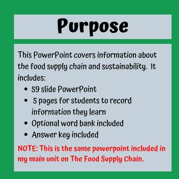 food supply chain research paper