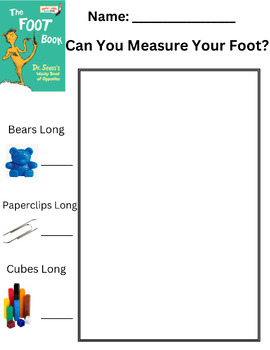 Preview of The Foot Book!  Measure and Trace Your Own Foot!!!!