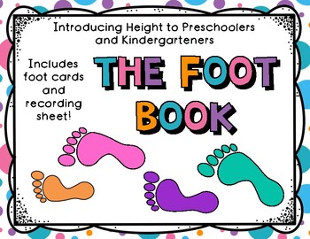 Preview of The Foot Book Measurement: Teaching Height to Preschoolers and Kindergarteners