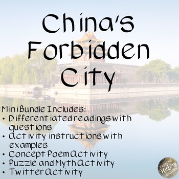 Preview of The Forbidden City: Differentiated Readings and Activities