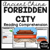 Forbidden City Reading Comprehension Informational Workshe