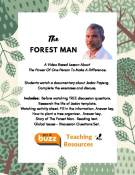 Preview of The Forest Man. Video. Short Documentary. Environment. Global Issues. ESL. ELA.
