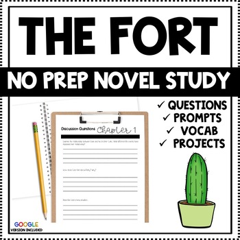 Preview of The Fort (By: Gordon Korman) Complete Novel Study Guide BUNDLE - PDF & Google