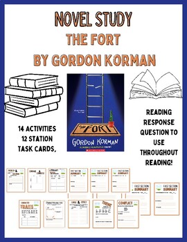 Preview of The Fort by Gordon Korman Novel Study