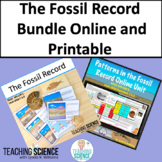 The Fossil Record Bundle of Online and Printable Units