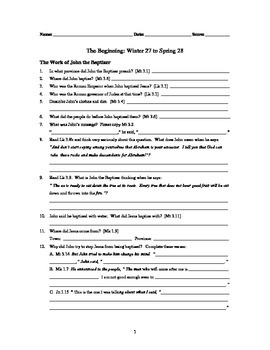 Preview of The Four Gospels — A Workbook