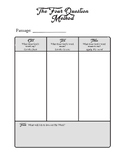 The Four Question Bible Study Worksheet