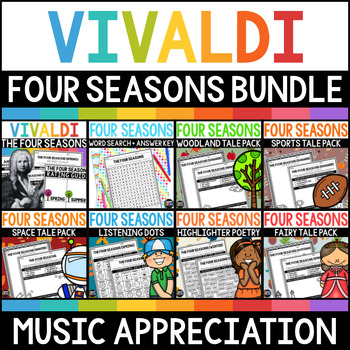 Preview of The BIG Four Seasons Bundle by Vivaldi | SEL Classical Music Activities