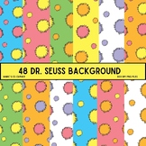 48 Dr. Seuss background set