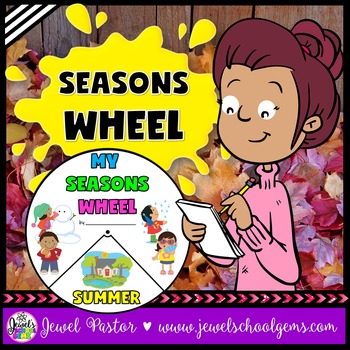 Preview of The Four Seasons of the Year Science Activities Interactive Wheel Craft