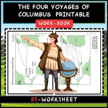 Preview of The Four Voyages of Columbus  Printable