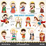 The Fourteen Holy Helpers, Saints clipart, PART 8, Catholi