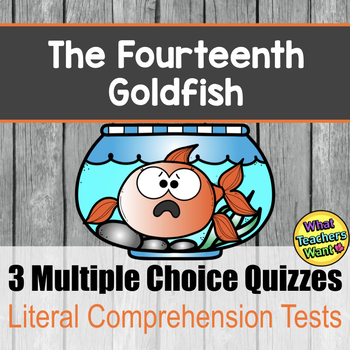 Preview of The Fourteenth Goldfish Quizzes Distance Learning