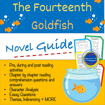 Preview of The Fourteenth Jennifer L. Holm Goldfish Google Classroom Novel Guide