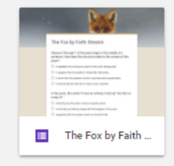 the fox faith shearin essay