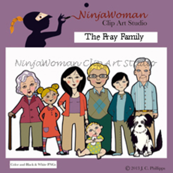 Preview of The Fray Family Clip Art