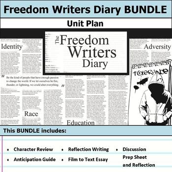 Preview of The Freedom Writers Diary Unit