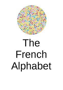 Preview of The French Alphabet PowerPoint Presentation - Editable