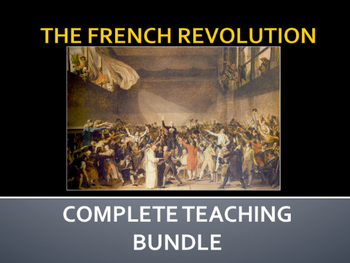 Preview of The French Revolution - Complete Teaching Unit - Bundle