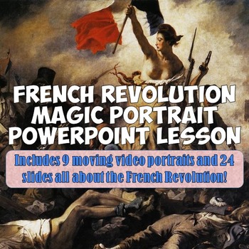 Preview of French Revolution "Magic Portrait" Lesson