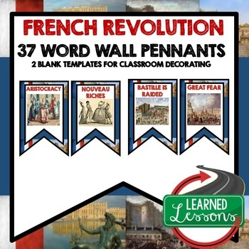 Preview of The French Revolution Word Wall World History Word Wall World History Posters