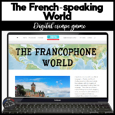 The French-Speaking World - digital escape game