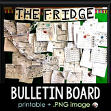 "The Fridge" Printable Math Bulletin Board Letters