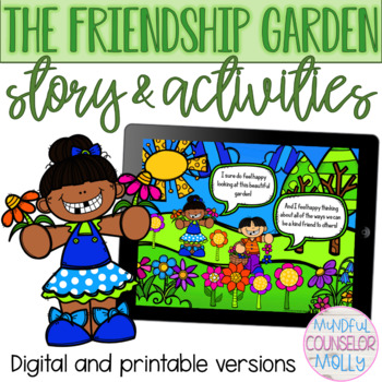 Preview of The Friendship Garden Lesson, Digital & Printable Version