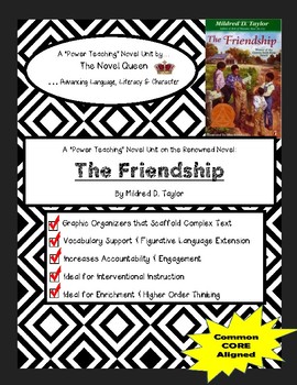 Preview of The Friendship by Mildred D. Taylor--Complex Text Novel Unit