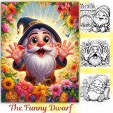 The Funny Dwarf: Whimsical Coloring Book