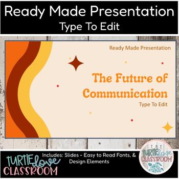 Preview of The Future Of Communication Ready Made Presentation Ready To Edit & Print
